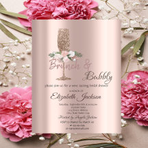 Brunch & Bubbly Bloemen Druppel Bruidsmeisjesfeest