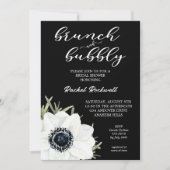 Brunch Bubbly Bloemen Vrijgezellenfeest Kaart (Voorkant)