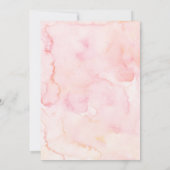 Brunch & Bubbly Bourgondië Roos Vrijgezellenfeest Kaart (Achterkant)