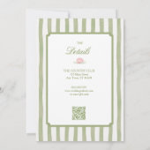 Brunch & Bubbly Bridal Shower Invitation Kaart (Achterkant)