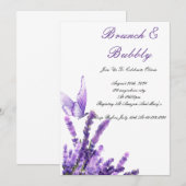 BRUNCH & BUBBLY BRUIDSDOUCHE UITNODIGING (Voorkant / Achterkant)