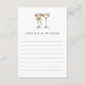 Brunch & Bubbly Champagne Vrijgezellenfeest Advieskaart (Voorkant)