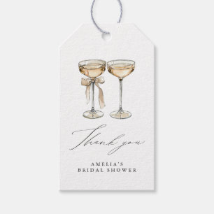 Brunch & Bubbly Champagne Vrijgezellenfeest Dank u Cadeaulabel