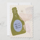 Brunch & Bubbly Champagne Vrijgezellenfeest Kaart (Voorkant)