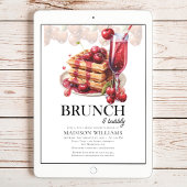 Brunch & Bubbly Cherry Vrijgezellenfeest Kaart