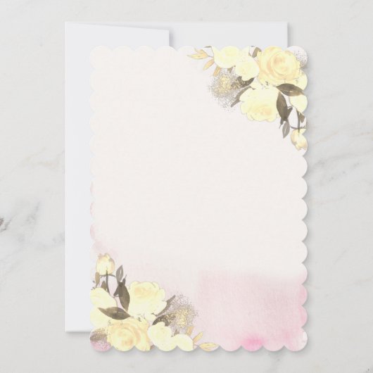 Brunch & Bubbly Cocktail Citroen Rozen Kaart (Achterkant)