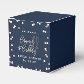 Brunch & Bubbly Confetti Bruidsfeest Bedankdoosjes (Voorkant Zijde)