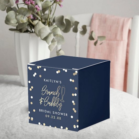 Brunch & Bubbly Confetti Bruidsfeest Bedankdoosjes