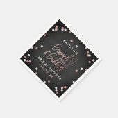Brunch & Bubbly Confetti Bruidsfeest Servet (Hoek)