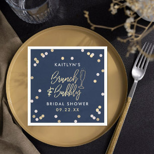 Brunch & Bubbly Confetti Bruidsfeest Servet
