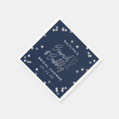 Brunch & Bubbly Confetti Bruidsfeest Servet (Hoek)