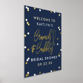 Brunch & Bubbly Confetti Vrijgezellenfeest Welkom Folie Afdrukken (Laagn)