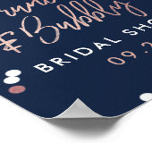 Brunch & Bubbly Confetti Vrijgezellenfeest Welkom Poster (Hoek)