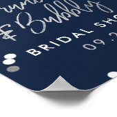 Brunch & Bubbly Confetti Vrijgezellenfeest Welkom Poster (Hoek)