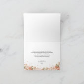 Brunch & Bubbly Dank u kaart | Aquarel Bloemen (Binnen)