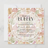 Brunch Bubbly Dried Leaves Vrijgezellenfeest Kaart (Voorkant)