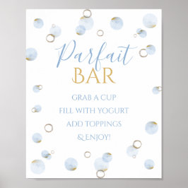 Brunch Bubbly en Baby shower Parfait Bar Poster