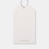 Brunch & Bubbly Floral Vrijgezellenfeest Favoriet Cadeaulabel (Achterkant)