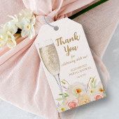 Brunch & Bubbly Floral Vrijgezellenfeest Favoriet Cadeaulabel
