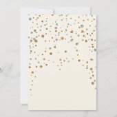 Brunch & Bubbly Glitter Bruids Douche Uitnodiging (Achterkant)