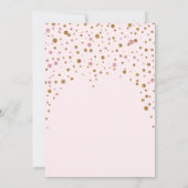 Brunch & Bubbly Glitter Bruids Douche Uitnodiging (Achterkant)