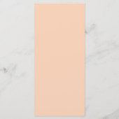 Brunch & Bubbly Menu Card – Perzik Waterverf (Achterkant)