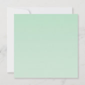 Brunch Bubbly Mint Vrijgezellenfeest Kaart (Achterkant)