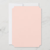 Brunch & Bubbly Peach Champagne Vrijgezellenfeest Kaart (Achterkant)