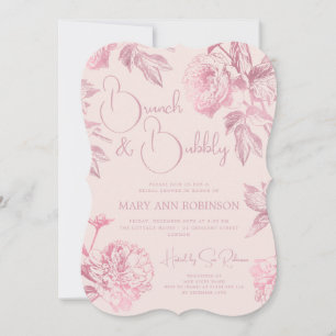 BRUNCH BUBBLY Roos Gold Florence Vrijgezellenfeest Kaart