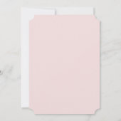 Brunch & Bubbly Roze Gouden Champagne Vrijgezellen Kaart (Achterkant)