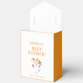 Brunch Bubbly Spring Floral Champagne Baby shower Bedankdoosjes (Open)