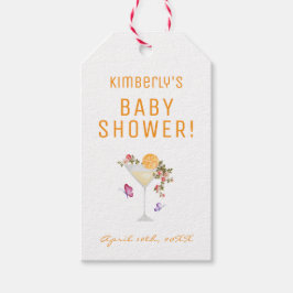 Brunch Bubbly Spring Floral Champagne Baby shower Cadeaulabel