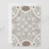 Brunch Bubbly  String Lights Vrijgezellenfeest Kaart (Achterkant)