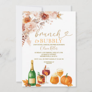 Brunch & Bubbly Verbrande Sinaasappel Bruiloftsbor Kaart