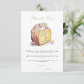 Brunch & Bubbly Vrijgezellenfeest bedankpas Informatiekaartje (Staand voorkant)