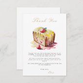 Brunch & Bubbly Vrijgezellenfeest bedankpas Informatiekaartje (Voorkant / Achterkant)