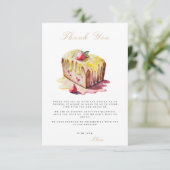 Brunch & Bubbly Vrijgezellenfeest bedankpas Informatiekaartje (Staand voorkant)