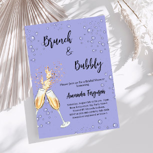 Brunch Bubbly Vrijgezellenfeest cheers stoffig bla Kaart