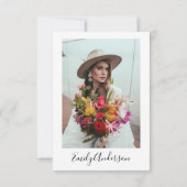 Brunch & Bubbly Vrijgezellenfeest Foto Eucalyptus Kaart (Achterkant)