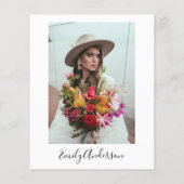 Brunch & Bubbly Vrijgezellenfeest Fotouitnodiging Flyer (Achterkant)