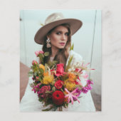 Brunch & Bubbly Vrijgezellenfeest Fotouitnodiging Flyer (Achterkant)