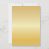 Brunch Bubbly Vrijgezellenfeest juicht goud Kaart (Achterkant)