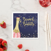 Brunch & Bubbly Vrijgezellenfeest Papier Napkin Go Servet (Insitu)