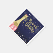 Brunch & Bubbly Vrijgezellenfeest Papier Napkin Go Servet (Hoek)