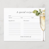 Brunch & Bubbly Vrijgezellenfeest Recept Kaart (Voorkant)