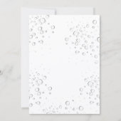 Brunch Bubbly Vrijgezellenfeest zonnebloemen groen Kaart (Achterkant)