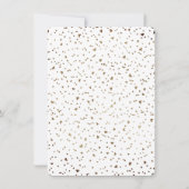 Brunch & Bubbly Watercolor Bloem Bruidsfeest Kaart (Achterkant)