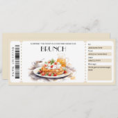 Brunch Cadeaubon, Brunch Cadeaubon Kaart (Voorkant / Achterkant)