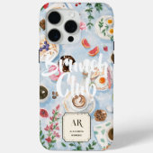 Brunch Club | Aangepast Monogram Case-Mate iPhone Case (Achterkant)