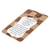 Brunch Coffee Muffin Recipe Magnet Magneet (Linkerzijde)